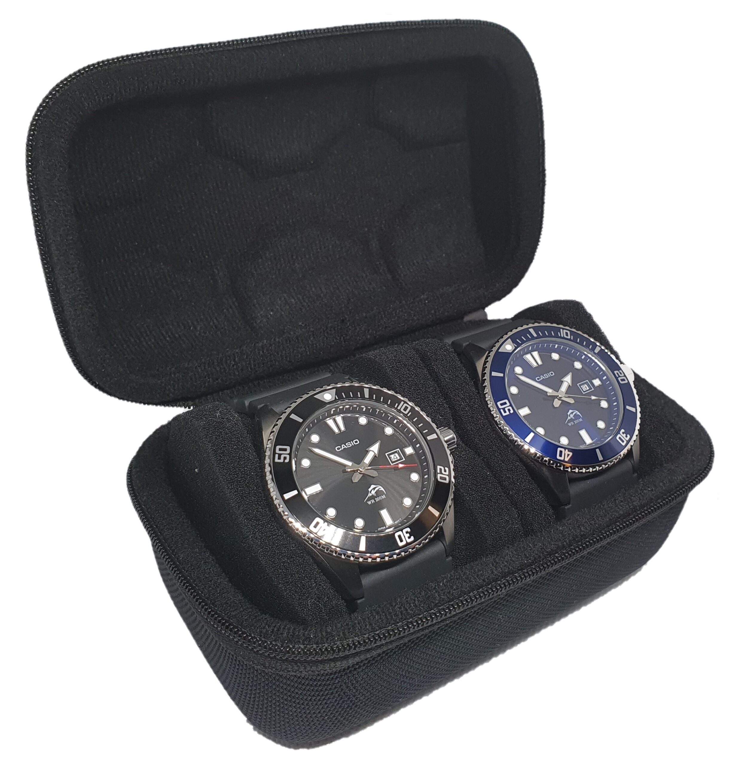 condón núcleo crimen Casio Duro Marlin MDV106-1AV and MDV106B-2AV in a hard cover box - Mill  Watches